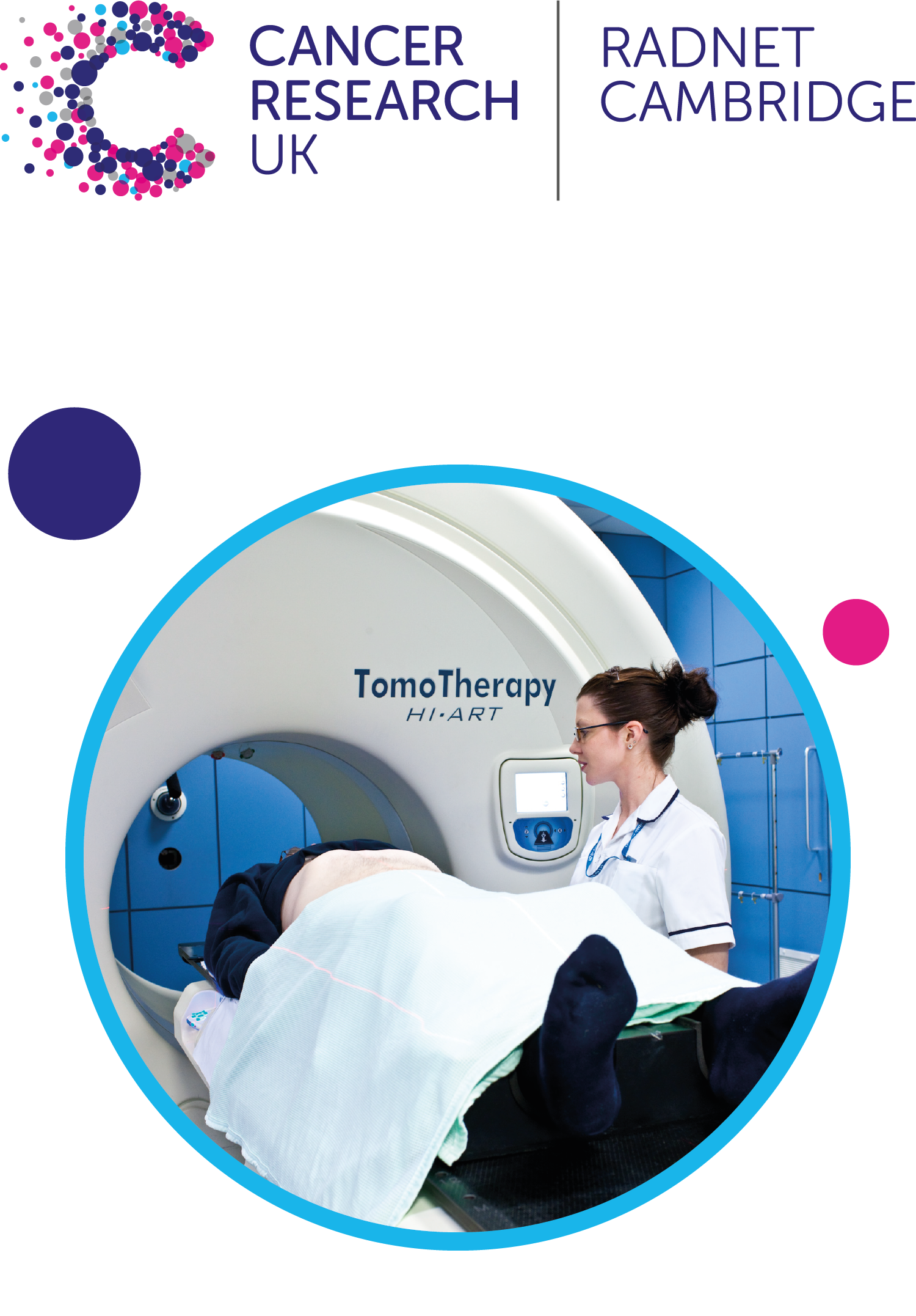 A patient receiving radiotherapy treatment at Addenbrooke's Hospital in Cambridge.