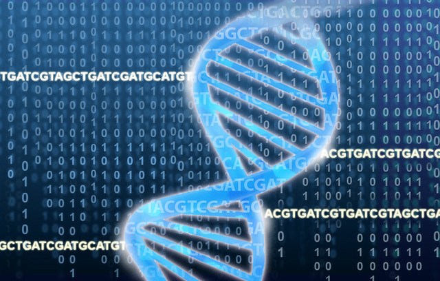 DNA with sequence credit National Human Genome Research Institute