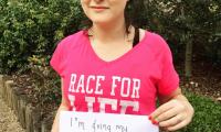 Dr Jessica Taylor is taking part in Race for Life at Home