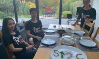 Neysa (12), Ariffin (16) and Serena Nik-Zainal