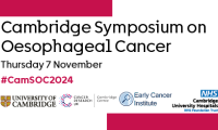 Cambridge Symposium on Oesophageal Cancer, #CamSOC2024, Thursday 7 November 2024. University of Cambridge, CRUK Cambridge Centre, Early Cancer Institute, Cambridge University Hospitals