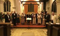 Choir members from the Abbot Consort of Voices